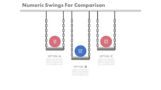 Three Swings In Numeric Order Powerpoint Slides
