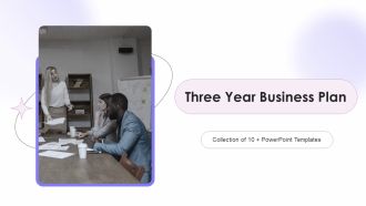 Three Year Business Plan Ppt PowerPoint Presentation Complete With Slides