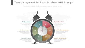 Time Management For Reaching Goals Ppt Example