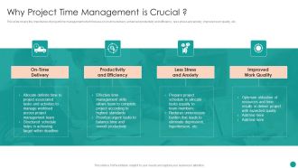 Time Management Techniques For Successful Project Why Project Time Management Is Crucial Sample PDF