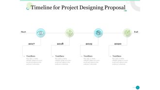 Timeline For Project Designing Proposal Ppt Summary Template PDF