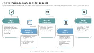 Tips To Track And Manage Order Request Guidelines PDF