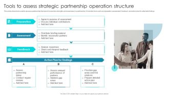 Tools To Assess Strategic Partnership Operation Structure Ppt Slides Example PDF