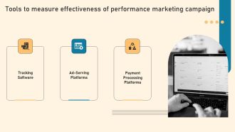 Tools To Measure Effectiveness Of Performance Marketing Campaign Ppt PowerPoint Presentation File Example File PDF
