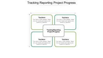 Tracking Reporting Project Progress Ppt PowerPoint Presentation File Elements Cpb