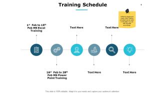 Training Schedule Gears Ppt PowerPoint Presentation Infographic Template Graphics