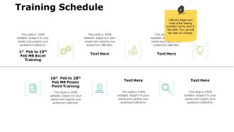 Training Schedule Slide Analysis Ppt PowerPoint Presentation Ideas Graphics Tutorials