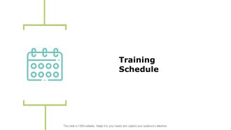 Training Schedule Strategy Ppt PowerPoint Presentation Inspiration Guide
