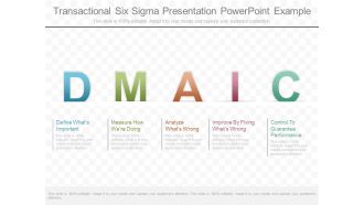 Transactional Six Sigma Presentation Powerpoint Example