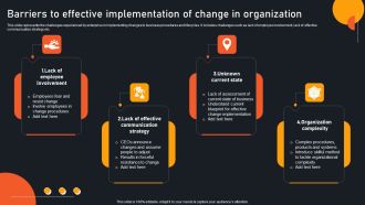 Transform Management Instruction Schedule Barriers To Effective Implementation Sample PDF