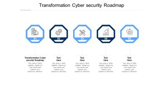 Transformation Cyber Security Roadmap Ppt PowerPoint Presentation Infographic Template Visual Aids Cpb Pdf