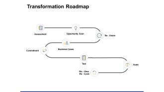 Transformation Roadmap Ppt PowerPoint Presentation Summary Aids