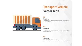 Transport Vehicle Vector Icon Ppt PowerPoint Presentation Professional Structure