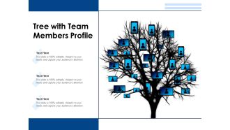 Tree With Team Members Profile Ppt PowerPoint Presentation Gallery Icons PDF