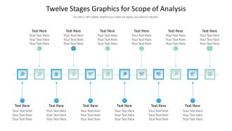 Twelve Stages Graphics For Scope Of Analysis Ppt PowerPoint Presentation File Template PDF