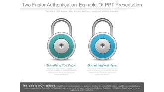 Two Factor Authentication Example Of Ppt Presentation
