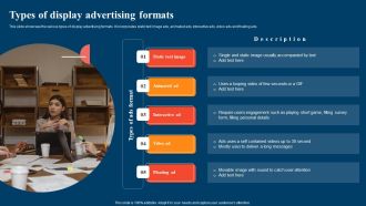 Types Of Display Advertising Formats Ppt Inspiration Introduction PDF