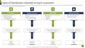 Types Of Distribution Channels To Reach Customers Sample PDF