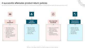 Ultimate Guide To Improve Customer Support And Services 4 Successful Aftersales Product Portrait PDF