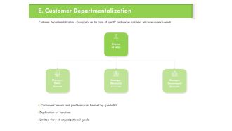 Understanding Organizational Structures Customer Departmentalization Graphics PDF