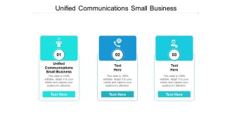 Unified Communications Small Business Ppt PowerPoint Presentation File Vector Cpb