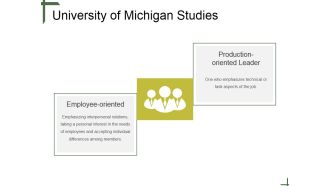 University Of Michigan Studies Ppt PowerPoint Presentation Slide Download