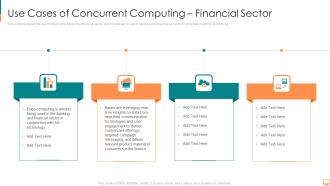 Use Cases Of Concurrent Computing Financial Sector Ppt Layouts Outfit PDF