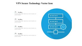 VPN Secure Technology Vector Icon Ppt PowerPoint Presentation Summary Ideas PDF