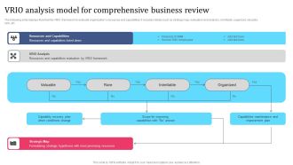 VRIO Analysis Model For Comprehensive Business Review Designs PDF