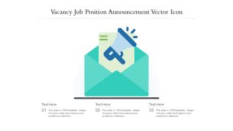 Vacancy Job Position Announcement Vector Icon Ppt PowerPoint Presentation Pictures Graphic Images PDF
