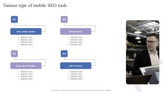 Various Type Of Mobile Seo Tools Mobile Search Engine Optimization Guide Formats PDF