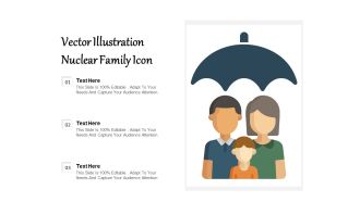 Vector Illustration Nuclear Family Icon Ppt PowerPoint Presentation File Examples PDF