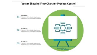 Vector Showing Flow Chart For Process Control Ppt PowerPoint Presentation Model Graphics Example PDF