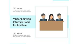 Vector Showing Interview Panel For Job Role Ppt PowerPoint Presentation Ideas Skills PDF