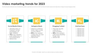 Video Marketing Trends For 2023 Ideas PDF