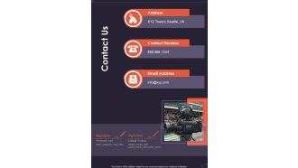 Video Production Service Proposal Contact Us One Pager Sample Example Document