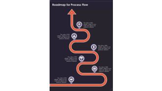 Video Production Service Proposal Roadmap For Process Flow One Pager Sample Example Document
