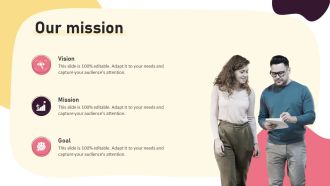 Video Promotion Techniques Our Mission Ppt PowerPoint Presentation Gallery Samples PDF