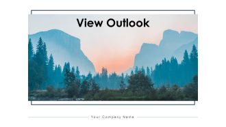 View Outlook Pyramid Ppt PowerPoint Presentation Complete Deck