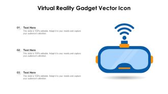 Virtual Reality Gadget Vector Icon Ppt PowerPoint Presentation Gallery Designs PDF