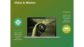 Vision And Mission Ppt Powerpoint Presentation Inspiration Graphics Download