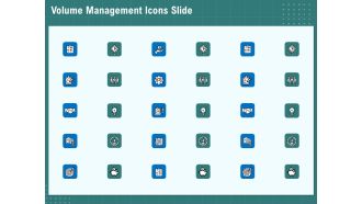 Volume Management Icons Slide Ppt PowerPoint Presentation Icon Backgrounds PDF