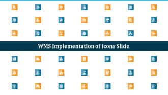WMS Implementation Of Icons Slide Ppt Styles Example Introduction PDF