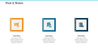 WMS Implementation Post It Notes Ppt Visual Aids Styles PDF