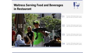 Waitress Serving Food And Beverages In Restaurant Ppt PowerPoint Presentation File Graphics Template PDF