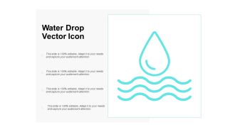 Water Drop Vector Icon Ppt PowerPoint Presentation Infographic Template Format Ideas