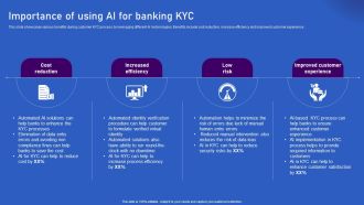 Ways Artificial Intelligence Is Transforming Finance Sector Importance Of Using AI For Banking Kyc Introduction PDF