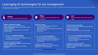 Ways Artificial Intelligence Is Transforming Finance Sector Leveraging AI Technologies For Tax Management Structure PDF