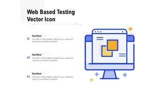 Web Based Testing Vector Icon Ppt PowerPoint Presentation Pictures Slide