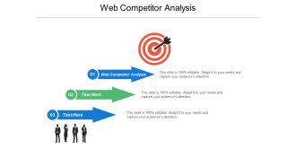 Web Competitor Analysis Ppt PowerPoint Presentation Outline Diagrams Cpb